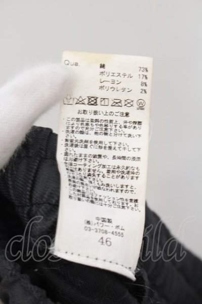 画像3: CIVARIZE / サスペンダー付きコーティングカーゴパンツ 46 ブラック O-24-09-29-020-CI-pa-YM-ZT323 (3)