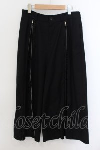 CIVARIZE / Toxic マチレースワイドパンツ 46 ブラック O-24-09-29-021-CI-pa-YM-ZT041