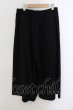 画像2: CIVARIZE / Toxic マチレースワイドパンツ 46 ブラック O-24-09-29-021-CI-pa-YM-ZT041 (2)