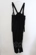 画像2: REGULATION Yohji Yamamoto / GABARDINE R-SUSPENDER　パンツ  ブラック O-24-09-29-023-RY-pa-YM-OS (2)