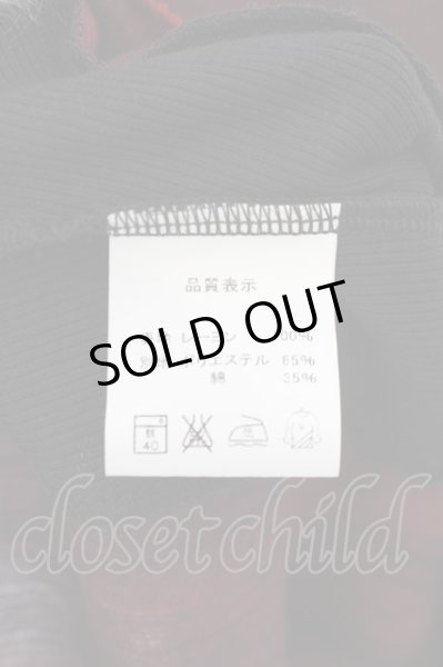 画像3: MIDAS / テレコ切り替え切りっぱなしブリーチロングカーディガン  レッドｘブラック O-24-09-30-003-MI-to-YM-OS (3)