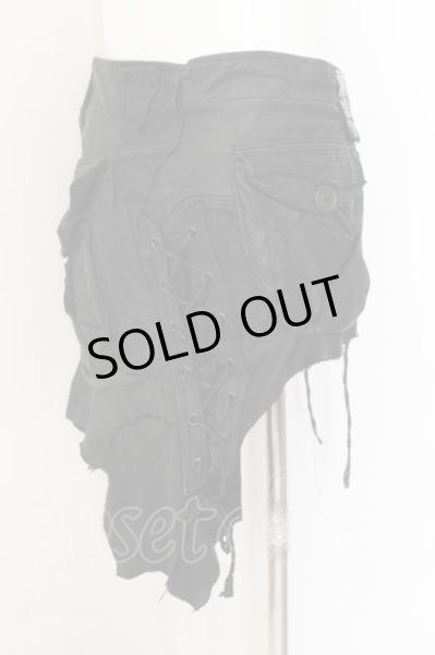 画像3: TT(Shohei Takamiya） / ノアーラップスカート  ブラック O-24-09-30-017-TT-ou-YM-OS (3)