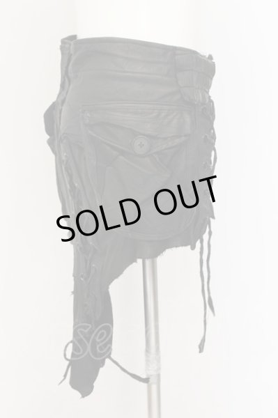 画像4: TT(Shohei Takamiya） / ノアーラップスカート  ブラック O-24-09-30-017-TT-ou-YM-OS (4)