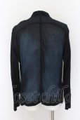 画像5: 【WINTERセール】KMRii / Overdye Crepe ジャケット 2 ブラックｘブルー O-24-09-30-007-KM-ja-YM-ZT302