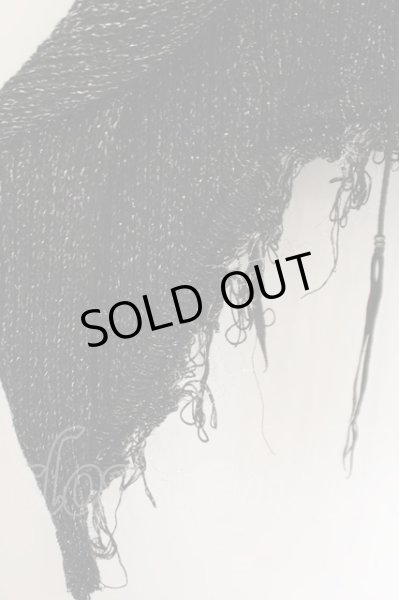 画像3: KMRii / グリッターデストロイニットカーディガン 0 シルバー O-24-09-30-010-KM-ja-YM-OS (3)