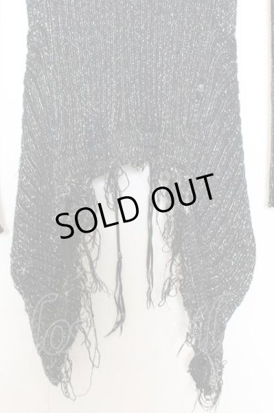 画像5: KMRii / グリッターデストロイニットカーディガン 0 シルバー O-24-09-30-010-KM-ja-YM-OS (5)