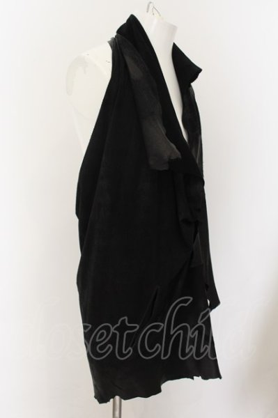 画像7: IFSIXWASNINE / ROSE　レザーベスト F ブラック O-24-09-30-011-IF-to-YM-ZT247 (7)