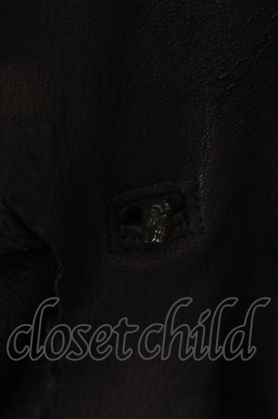 画像10: IFSIXWASNINE / ROSE　レザーベスト F ブラック O-24-09-30-011-IF-to-YM-ZT247 (10)