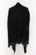 画像4: kiryuyrik / Lacy JQD Shawl　カーディガン S ブラック O-24-09-30-012-ki-to-YM-ZT057 (4)