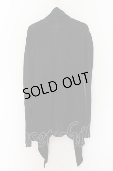 画像4: kiryuyrik / Lacy JQD Shawl　カーディガン S ブラック O-24-09-30-012-ki-to-YM-ZT057 (4)