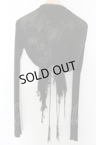 画像6: KMRii / MAGNOLIA DESTROY SUSPENDERS CARDIGAN   ブラック O-24-10-10-002-KM-to-YM-OS (6)