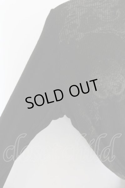 画像7: KMRii / MAGNOLIA DESTROY SUSPENDERS CARDIGAN   ブラック O-24-10-10-002-KM-to-YM-OS (7)