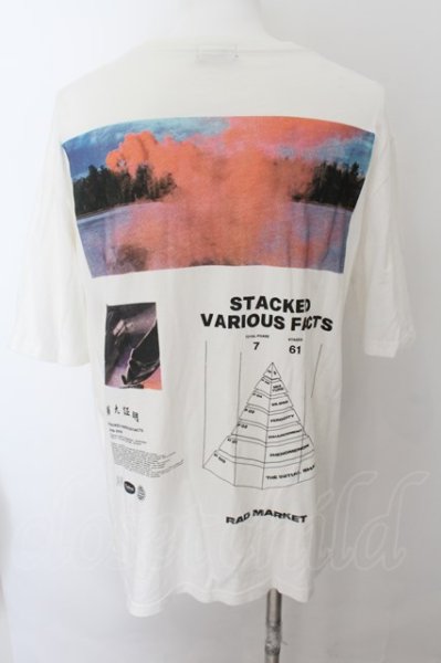画像2: BLACK MORAL / Live Tour18 PHASE PYRAMID Tシャツ  ホワイト O-24-10-10-053-BL-ts-YM-ZT089 (2)