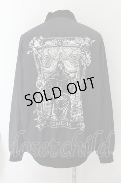 画像2: CIVARIZE / プリントサテンビッグブルゾン F ブラック O-24-10-10-065-CI-ja-YM-ZY (2)