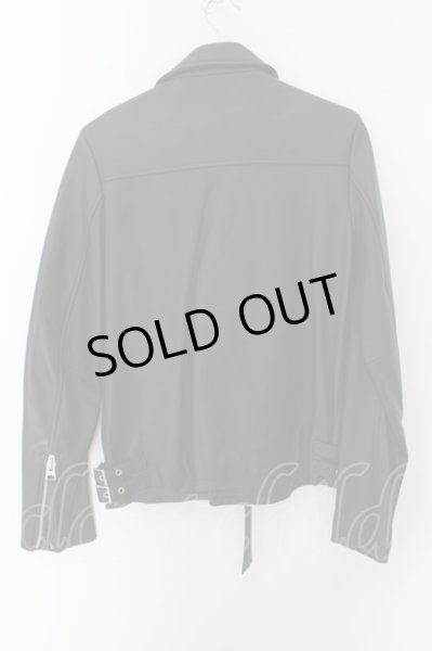 画像2: CIVARIZE / Calamity ラムレザーダブルライダースジャケット 46 ブラック O-24-10-10-067-CI-ou-YM-ZY (2)