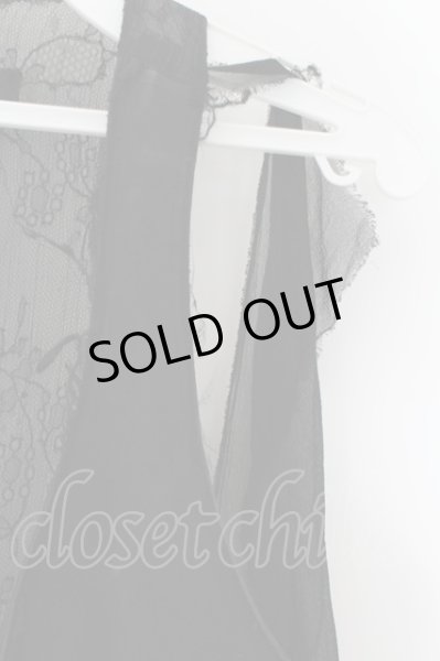 画像2: IFSIXWASNINE / VEST KERALA バックレースベスト 0 ブラック O-24-10-10-005-IF-to-YM-OS (2)