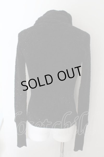 画像2: BUFFALO BOBS / リブアームグリッタータートルネックニットソー 1 ブラック O-24-10-10-077-BU-to-YM-OS (2)