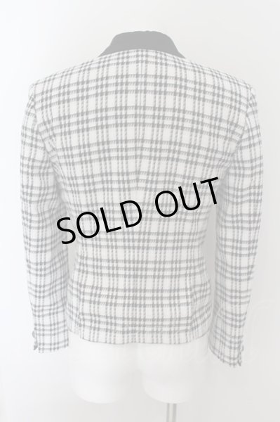 画像2: BUFFALO BOBS / GEMINIテーラードジャケット 1 ブラックｘホワイト O-24-10-10-079-BU-ja-YM-OS (2)