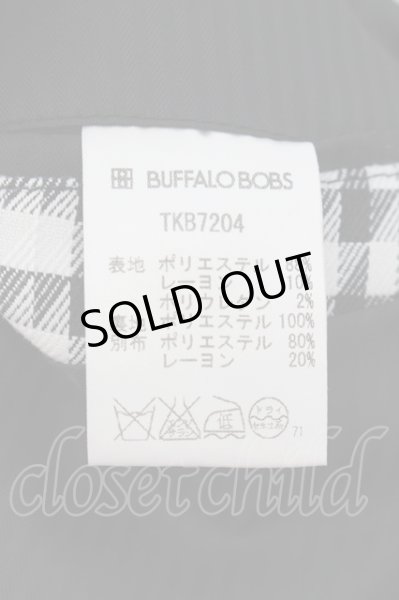 画像3: BUFFALO BOBS / GEMINIテーラードジャケット 1 ブラックｘホワイト O-24-10-10-079-BU-ja-YM-OS (3)