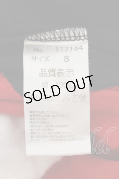 画像3: JURY BLACK / フェイクレイヤードダメージタンクトップ S ブラックｘレッド O-24-10-10-080-JU-to-YM-OS (3)