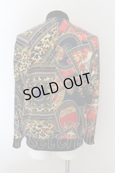 画像2: NO ID. BLACK / バンダナプリントジップアップブルゾンジャケット 1 マルチ O-24-10-10-084-NO-ja-YM-ZT369 (2)