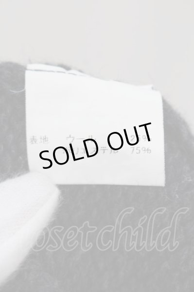 画像3: MIDAS / ボリュームファーニットカーディガン 1 グレーｘブラック O-24-10-10-085-MI-to-YM-ZT378 (3)