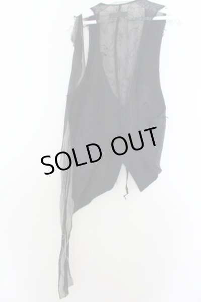 画像5: IFSIXWASNINE / VEST KERALA バックレースベスト 0 ブラック O-24-10-10-005-IF-to-YM-OS (5)