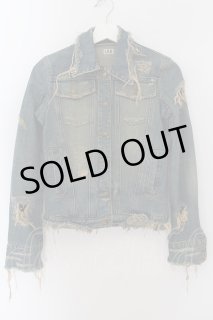 LGB / G-1/LOVE SEX DREAM スカルパッチデニムジャケット G-ジャン 1