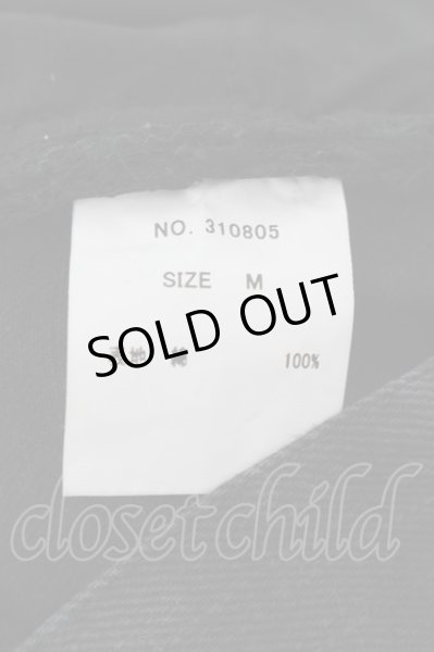 画像4: MIDAS / レイヤードウエストレースアップデニムパンツ M ブラック O-24-10-10-100-MI-pa-YM-OS (4)