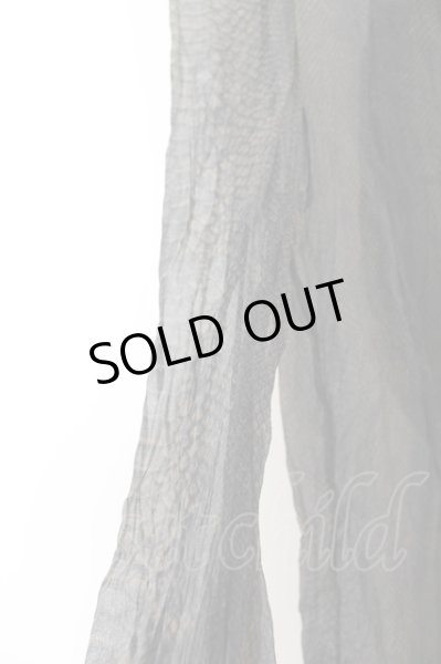 画像4: IFSIXWASNINE / TXS-4/W パイソンバルーン袖シャツ 1 ブラウンｘブラック O-24-10-10-006-IF-sh-YM-OS (4)