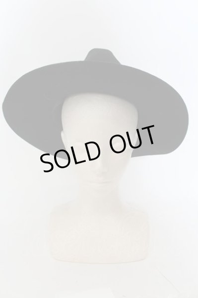 画像2: MARDI GRAS / 金糸刺繍ツバ広ハット  ブラック O-24-10-10-110-MA-za-YM-ZT134 (2)