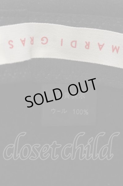 画像6: MARDI GRAS / 金糸刺繍ツバ広ハット  ブラック O-24-10-10-110-MA-za-YM-ZT134 (6)