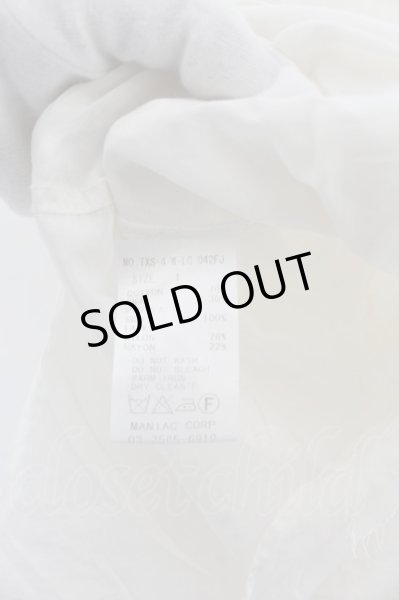 画像8: IFSIXWASNINE / TXS-4/W-LC バックレースバルーン袖シャツ 1（レディース） ホワイト O-24-10-10-007-IF-sh-YM-OS (8)