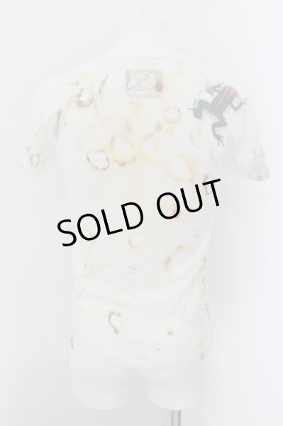 画像3: maxsix / フロッグLIPプリントTシャツ S アイボリー O-24-10-10-008-ma-ts-YM-ZT057 (3)