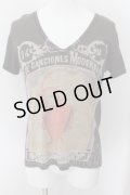 SHARE SPIRIT / デビットスカルTシャツ M ブラウン O-24-10-10-012-SH-ts-YM-OS