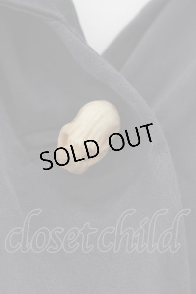 画像2: IFSIXWASNINE / GILET BAT+SKL ショールカラーベスト 0 ブラック O-24-10-10-015-IF-to-YM-OS (2)