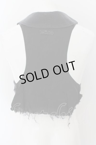 画像3: IFSIXWASNINE / GILET BAT+SKL ショールカラーベスト 0 ブラック O-24-10-10-015-IF-to-YM-OS (3)