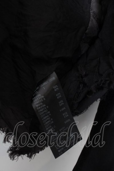 画像8: IFSIXWASNINE / BOLERO-ESCARGOT ジャケット 1(レディース) ブラック O-24-10-10-001-IF-ja-YM-ZT267 (8)