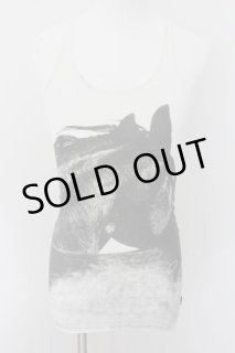 LGBスカルプリントタンクトップ サイズ0 LGB - 00s archive L.G.B. SKULL tank top タンクトップの通販
