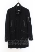 画像1: 【WINTERセール】CIVARIZE / ハイネック中綿コート 44 ブラック O-24-10-11-001-CI-ou-IG-ZT271 (1)