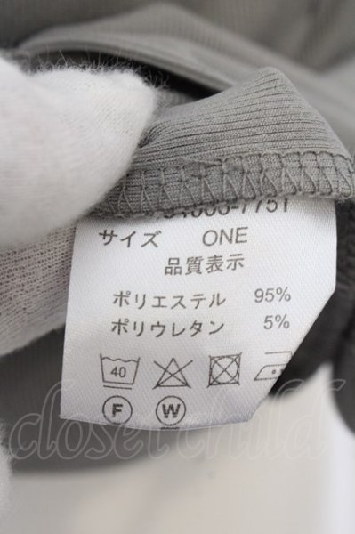 画像4: NO ID. BLACK / アシンメトリーレイヤードタンクトップ ONE グレー O-24-10-11-003-NO-to-YM-ZT271 (4)