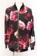 画像1: CIVARIZE / 薔薇柄ブルゾンジャケット 46 ブラックｘレッド O-24-10-11-031-CI-ou-YM-ZS (1)