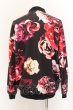 画像2: CIVARIZE / 薔薇柄ブルゾンジャケット 46 ブラックｘレッド O-24-10-11-031-CI-ou-YM-ZS (2)