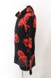 画像2: CIVARIZE / Hallucination薔薇総柄プルオーバーパーカー 46 ブラックxレッド O-24-10-11-032-CI-to-YM-OS (2)