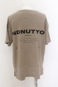 画像1: 【WINTERセール】NIL DUE / NIL UN TOKYO / SWEAT BIG TEE Tシャツ  オートミール O-24-10-11-004-NI-ts-YM-ZT271 (1)