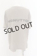 【WINTERセール】NIL DUE / NIL UN TOKYO / SWEAT BIG TEE Tシャツ  オートミール O-24-10-11-004-NI-ts-YM-ZT271