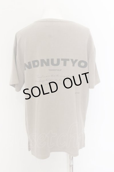 画像1: NIL DUE / NIL UN TOKYO / SWEAT BIG TEE Tシャツ  オートミール O-24-10-11-004-NI-ts-YM-ZT271 (1)