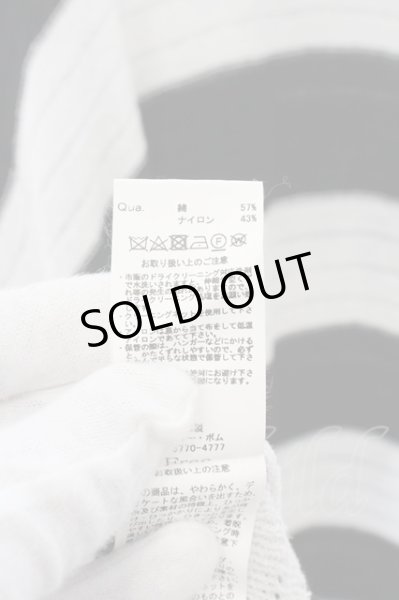 画像4: CIVARIZE / Extend フリンジドルマンニットソー F ホワイトｘブラック O-24-10-11-035-CI-to-YM-OS (4)