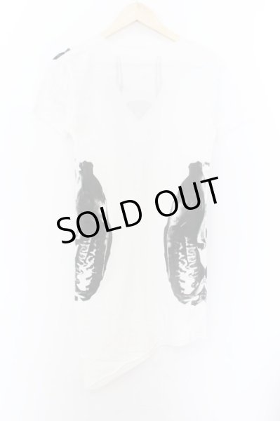 画像2: CIVARIZE / VarietyスカルプリントロングTシャツ  ホワイト O-24-10-11-038-CI-ts-YM-OS (2)