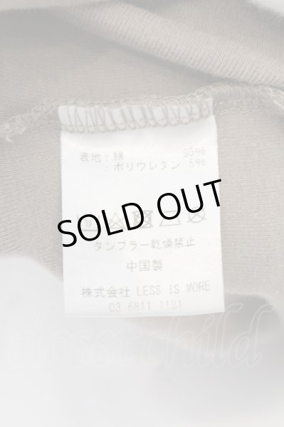 画像3: NIL DUE / NIL UN TOKYO / SWEAT BIG TEE Tシャツ  オートミール O-24-10-11-004-NI-ts-YM-ZT271 (3)